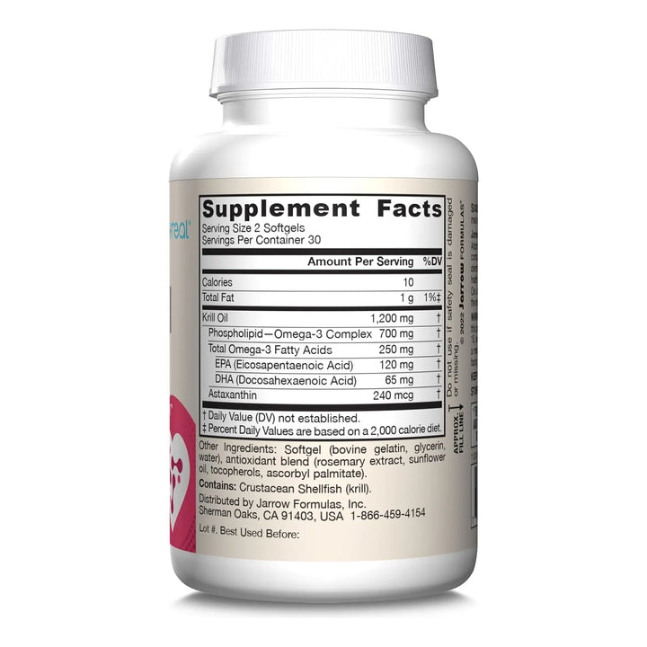 Aceite De Krill Nko60 30 Cápsulas 500 Mg Omega 3 Antioxidant - Imagen 10