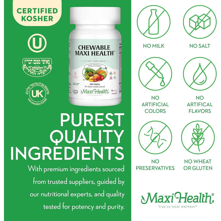 Multivitamínico Masticable Para Niños Y Adultos Con Sabor A - Imagen 6