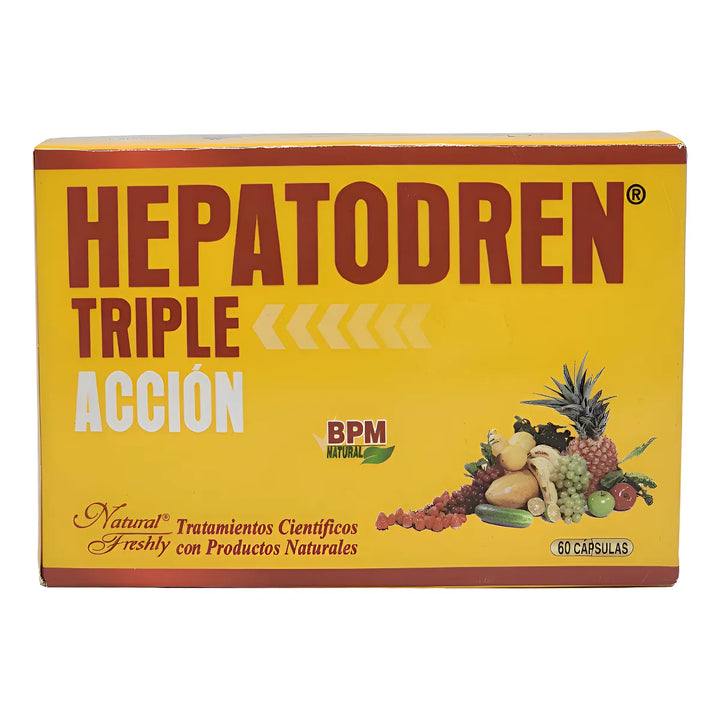 Hepatodren Triple Acción  60 C Sin Sabor - Imagen 1