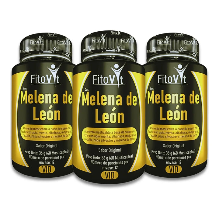 Melena De Leon  X3  Fitovit Original Suplemento Natural Original - Imagen 1