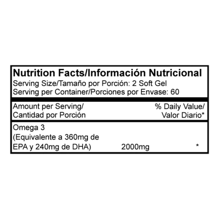 Omega 3 Invima 120cp Proscience - Imagen 2