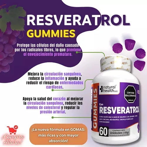 Gomas Resveratrol + Magnesio - Imagen 6