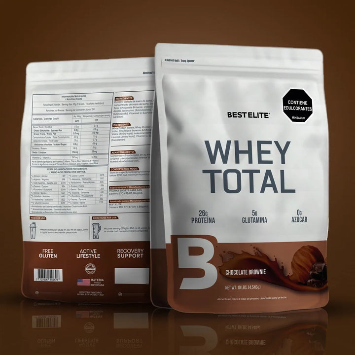 100% Whey Total 10 Libras Best Elite 10lb 10 Lb 5 Gold Protein  - Imagen 4