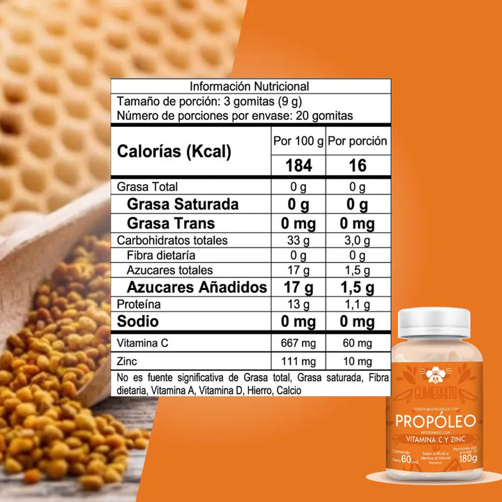 Gomas Propóleo Sistema Inmune - Imagen 4