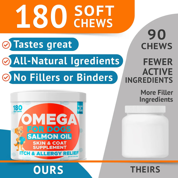 Aceite De Pescado Omega 3 Masticables Para Perros 360 Unidad - Imagen 3