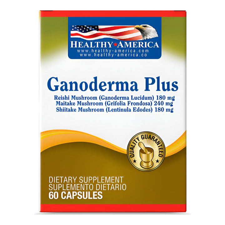 Ganoderma Plus X 60 Caps Health Ninguno - Imagen 1