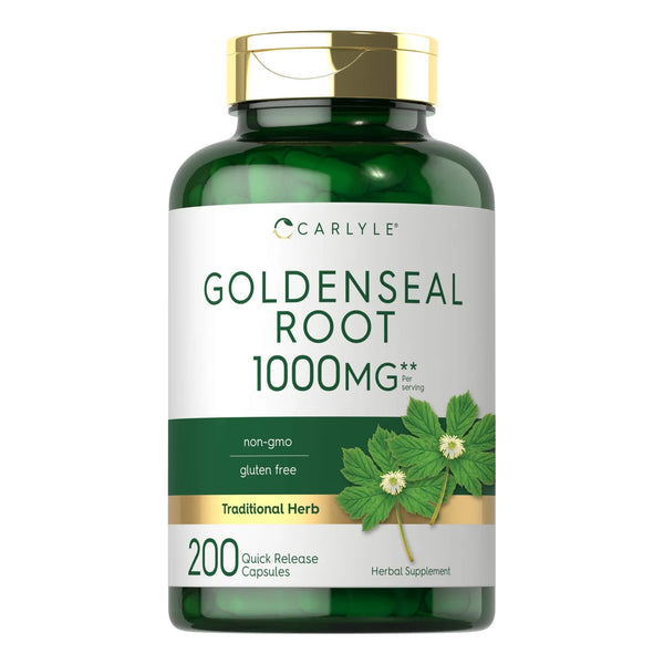 Cápsulas Goldenseal 1000 Mg 200 Unidades Herbolaria Tradicio - Imagen 1