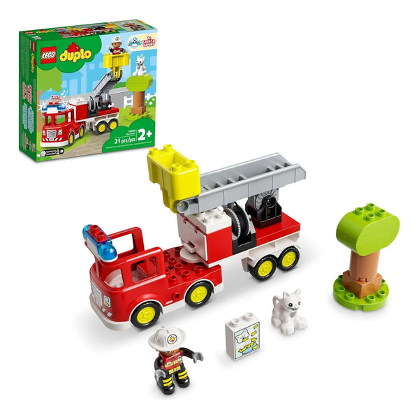 Lego Duplo Camion De Bomberos 10969 Juguete Construccion 2 5 Anios 21 Piezas