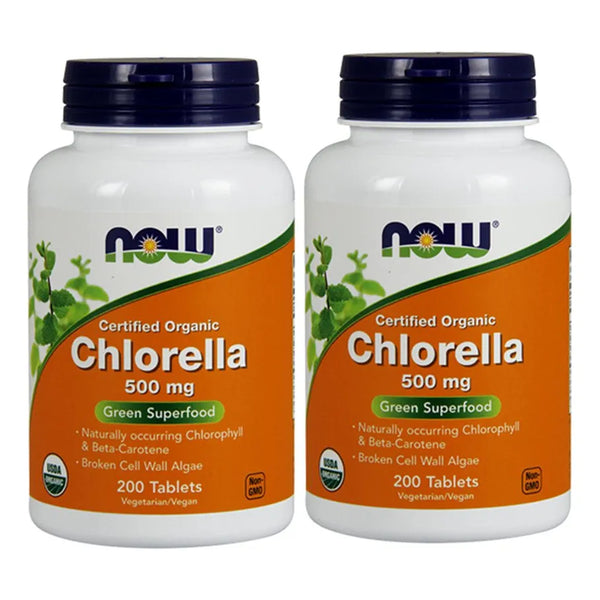 Chlorella 500 Mg 200 Comprimidos Paquete Doble Riqueza Natur - Imagen 1