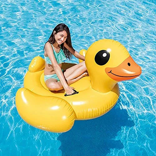 Salvavidas Inflable Marca Intex En Forma De Pato Seguridad Y Diversión Para Niños
