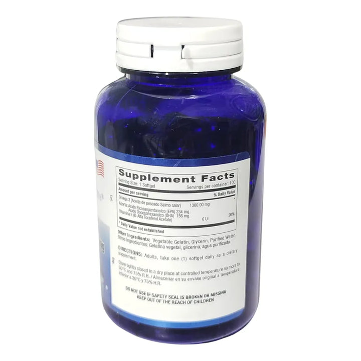 Omega 3 1300 Mg 100sg Natural S Sin Sabor - Imagen 3