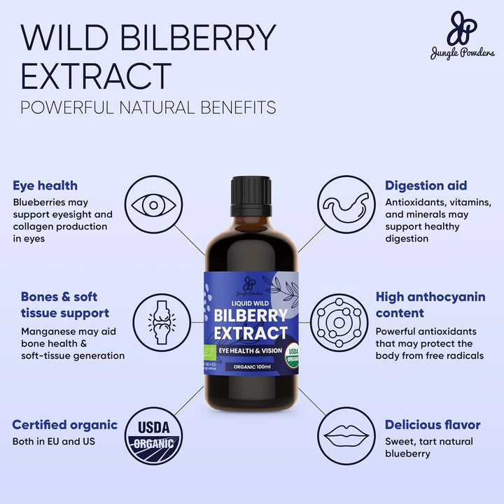 Extracto Orgánico De Arándano Silvestre Para Ojos 100 Milili - Imagen 2