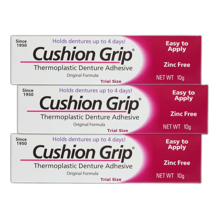 Adhesivo Termoplástico Cushion Grip Para Dentaduras 10 Gramo - Imagen 1