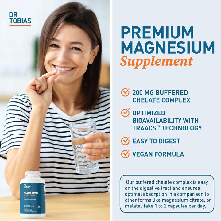 Bisglicinato De Magnesio 200 Mg Alta Absorción Apoya Energía - Imagen 4