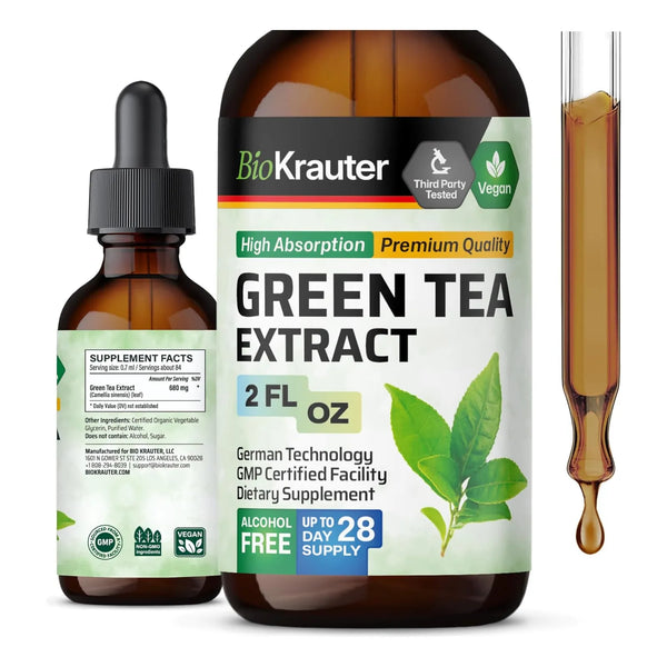 Gotas Líquidas Extracto Té Verde Antioxidante 60 Mililitros - Imagen 1