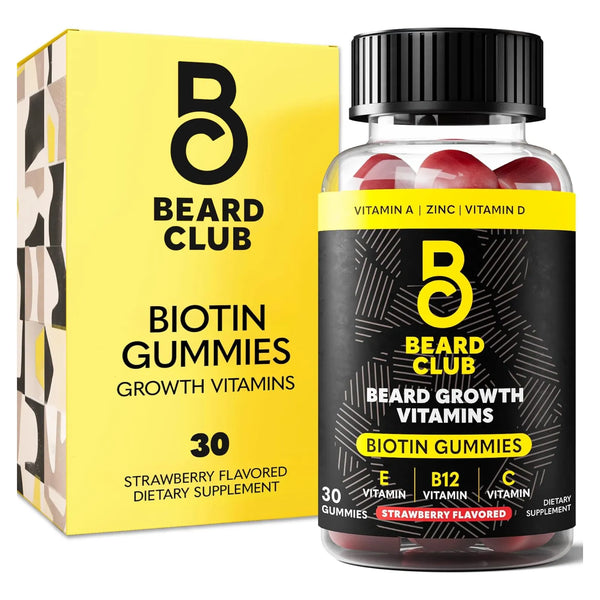Gomitas Biotin Para Crecimiento De Barba Y Cabello Hombres V - Imagen 1