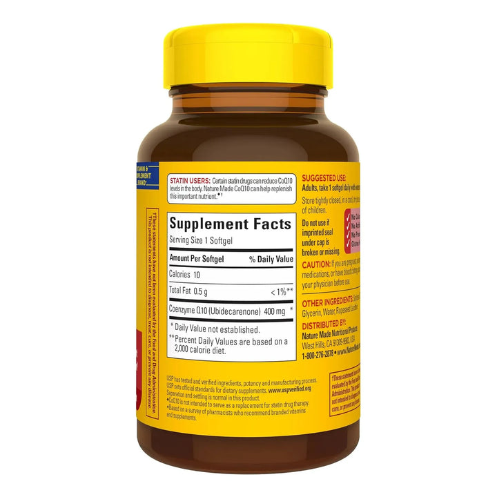 Coenzima Q10 400 Mg Cápsulas De 40 Unidades Energía Antioxid - Imagen 9