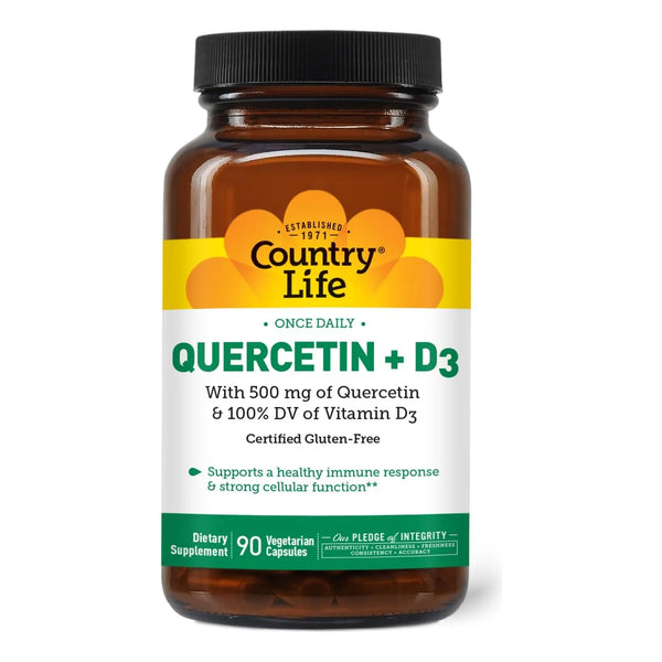 Cápsulas Quercetina 500 Mg Vitamina D3 800 Ui Apoyo Inmunoló - Imagen 1