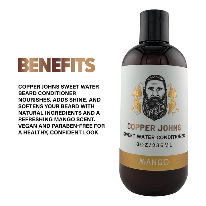 Acondicionador Para Barba Copper Johns Sweetwater Nutre Cabe - Imagen 4