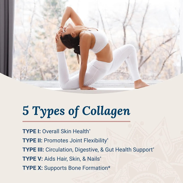 Cápsulas De Colágeno Múltiple 90 Cap Biotina Y Vitamina C - Imagen 4