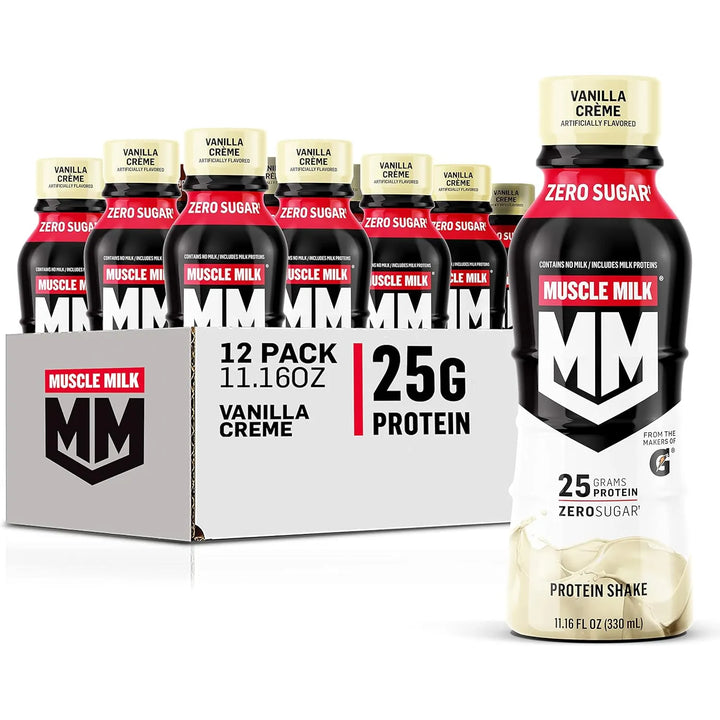 Batido De Proteína Crema De Vainilla 330 Ml Paquete De 12 Co - Imagen 1