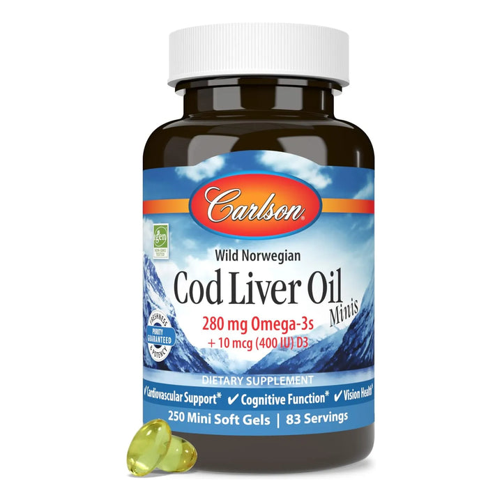 Aceite De Hígado De Bacalao 280 Mg Omega 3 Vitaminas A D3 25 - Imagen 5