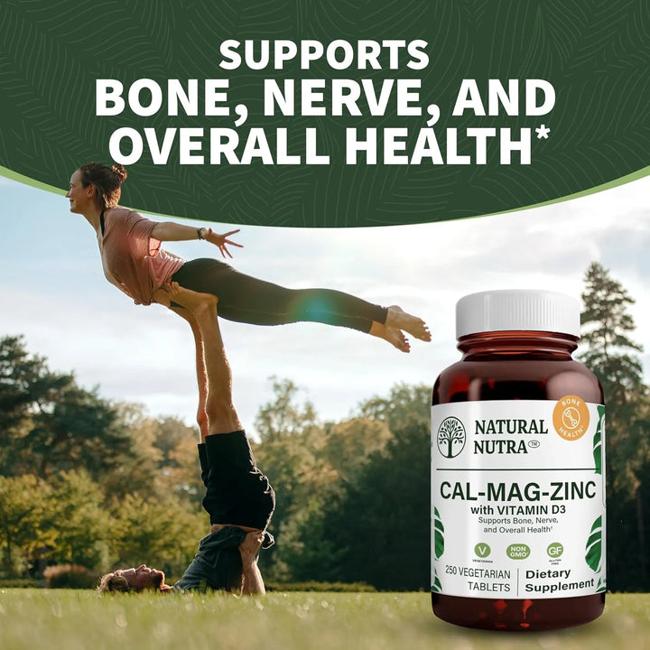 Calcio Magnesio Zinc Vitamina D3 Complejo Mineral Esencial 2 - Imagen 8