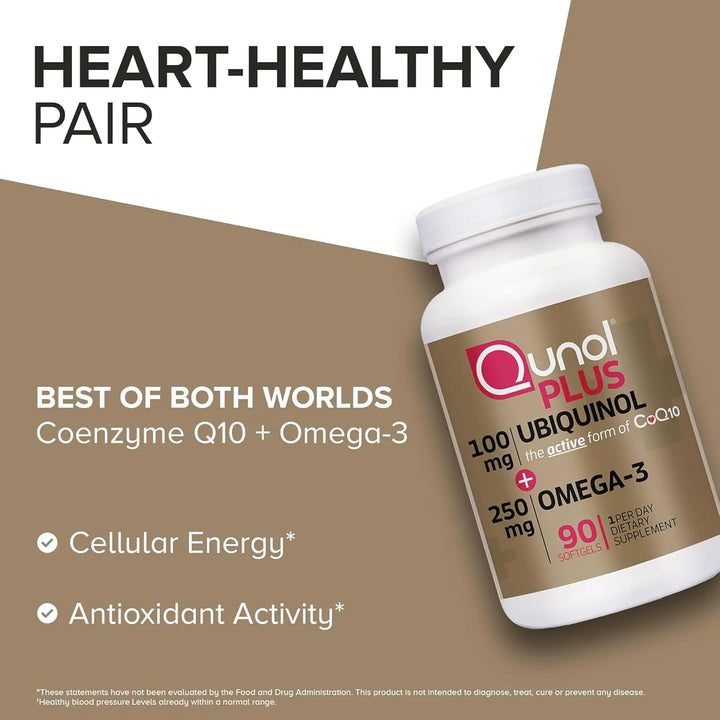 Ubiquinol Coq10 100 Mg Con Omega 3 250 Mg Para Energía Antio - Imagen 6