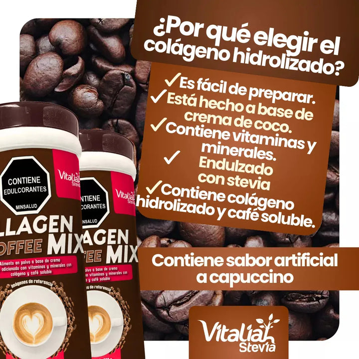 Colágeno Hidrolizado Coffee Plus Vitaliah D - Imagen 7