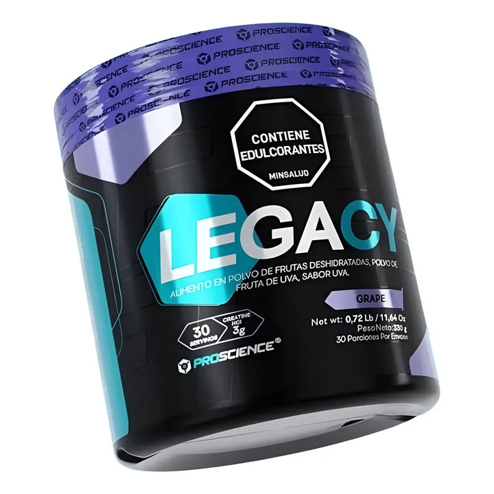 Creatina Hcl Legacy 330g Sabor Uva Proscience Suplemento Deportivo Pol ...