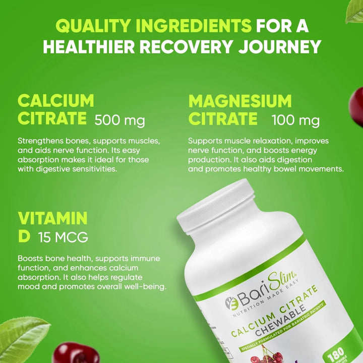 Citrato De Calcio Para Bariátricos Con Magnesio Y Vitamina D - Imagen 5