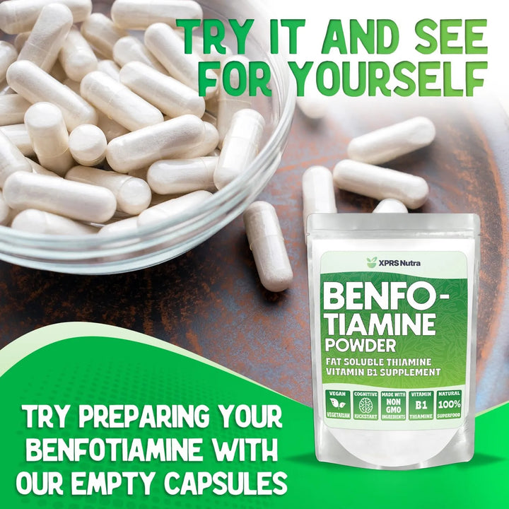 Benfotiamina En Polvo 100 Gramos Impulsor Cognitivo Vitamina - Imagen 6
