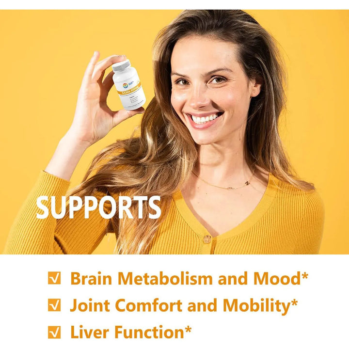 Cápsulas De S-adenosilmetionina 400 Mg Con Vitamina B6 Y B12 - Imagen 2