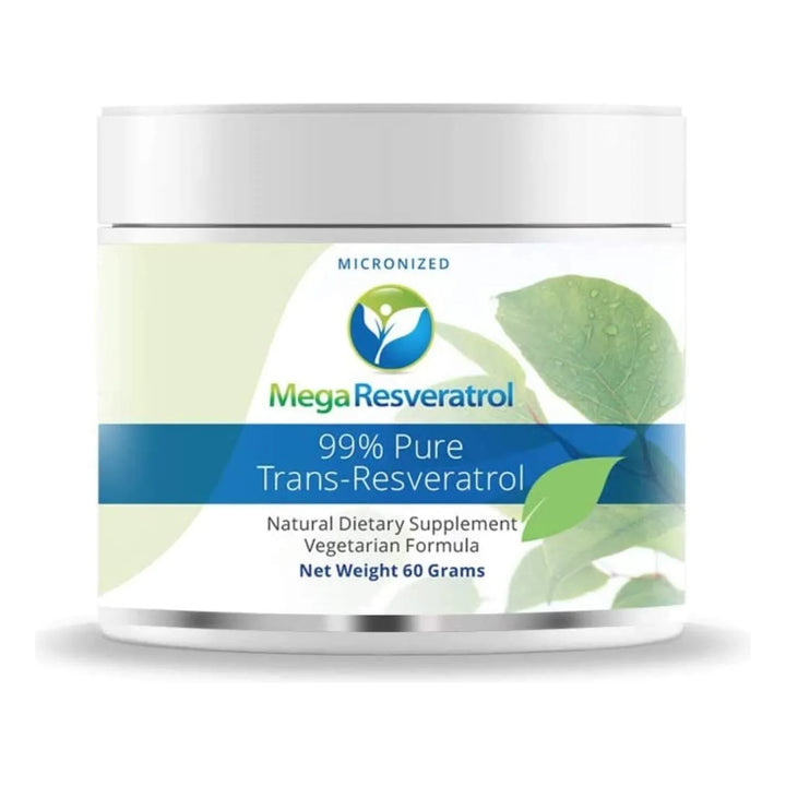 Polvo De Resveratrol Puro 99% Grado Farmacéutico 60 Gramos T - Imagen 1