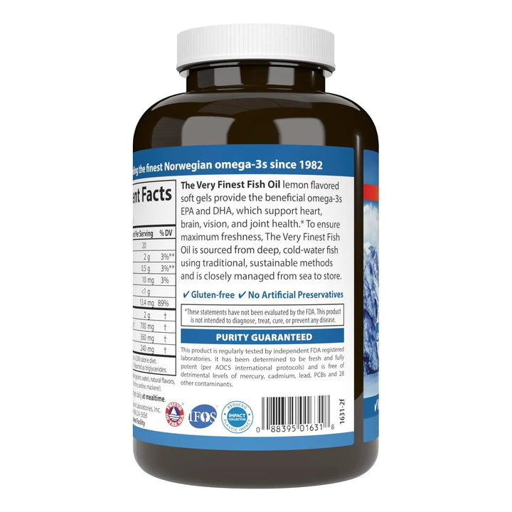 Aceite De Pescado Ultra Refinado Omega 3 Epa Dha 120 Cap - Imagen 3