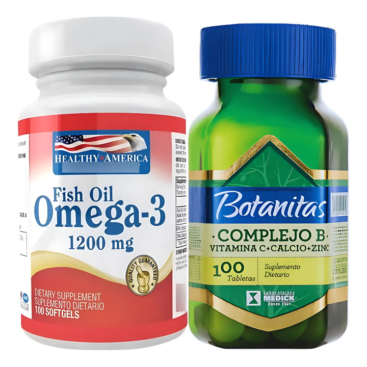 Omega 3 Healthy America + Complejo - Unidad A $360 - Imagen 1