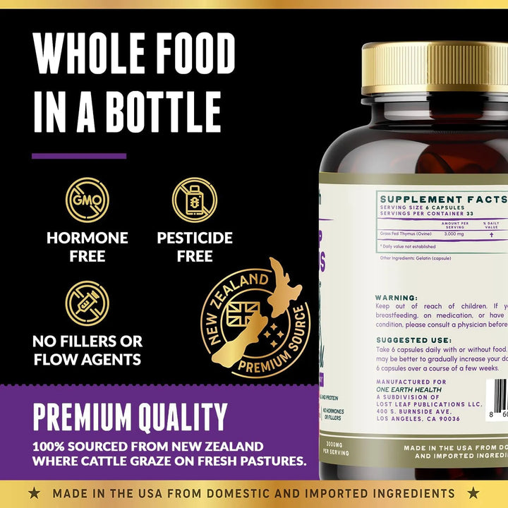 Timo Alimentado Con Pasto Origen Neozelandés 3000 Mg 200 Cáp - Imagen 5