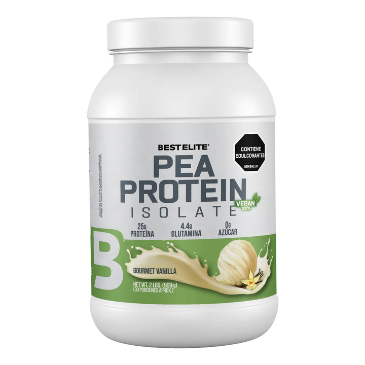 Vegan Protein 2 Lb 2 Libras 2lb  De Best Elite Pea Isolate Proteina Vegana  Arveja  - Imagen 3