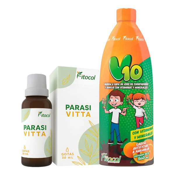 Kit V10 360ml Y Parasivitta 30 Ml Naranja - Imagen 1