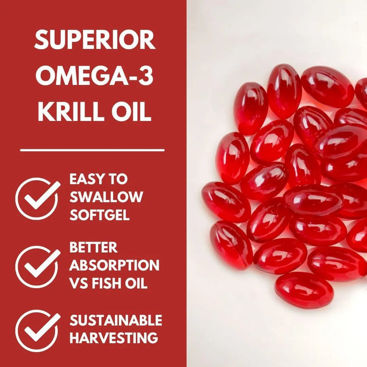 Aceite De Krill Antártico Omega 3 Dha Epa Con Astaxantina 60 - Imagen 6