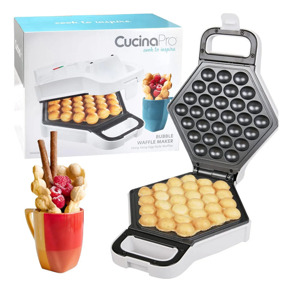 Waflera De Burbujas CucinaPro Electrica Premium 5 Minutos Antiadherente