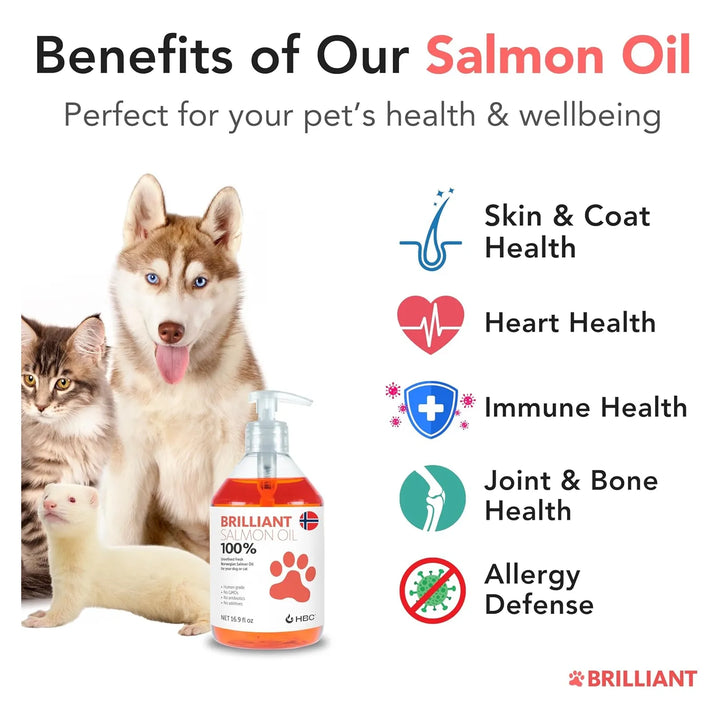 Aceite De Salmón Natural Para Perros Piel Y Pelaje Saludable - Imagen 2