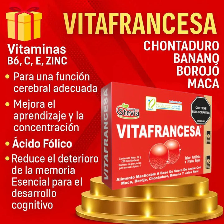 Vitafrancesa Maca Jalea Real Frutos Rojos - Imagen 2