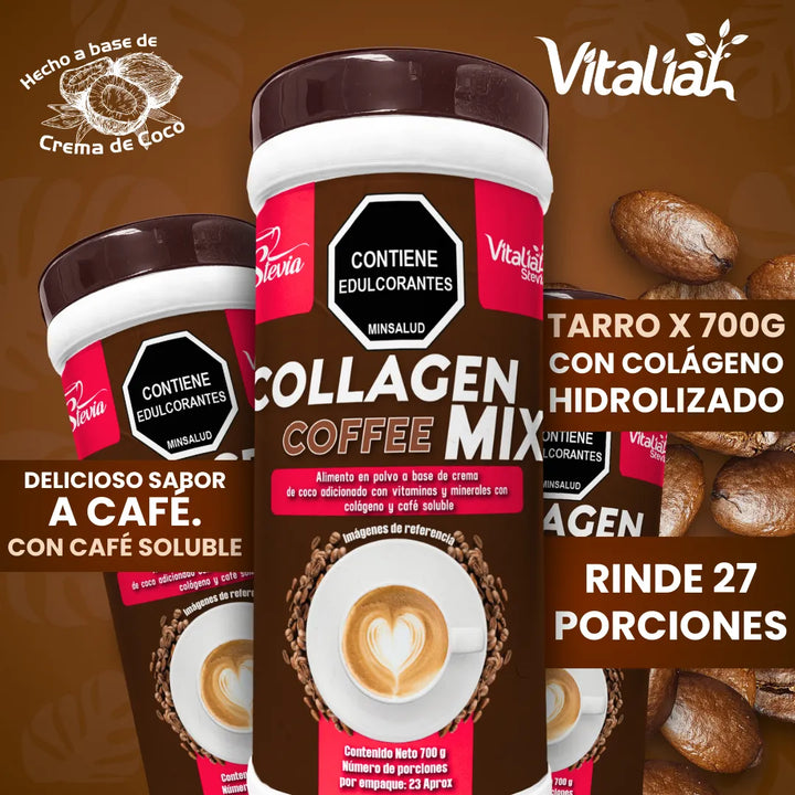 Kit Colágeno Hidrolizado Vitaliah Vainilla + Coffee + Doypack Vainilla - Imagen 8