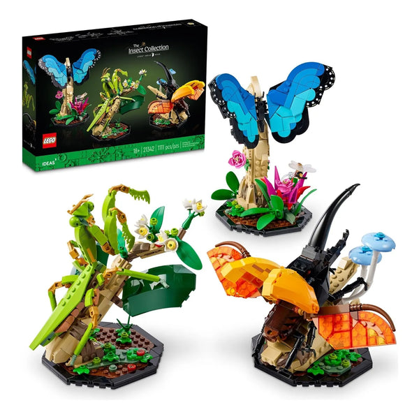 Lego Ideas The Insect Collection Mariposa Escarabajo Y Mantis Juego De Construccion 1111 Piezas