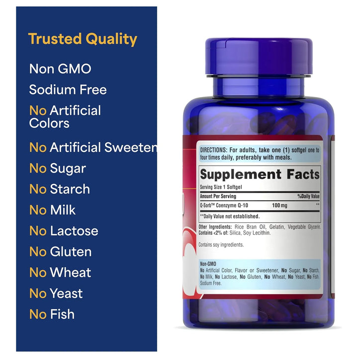 Coq10 100 Mg Apoya Salud Cardíaca Total 480 Cápsulas Blandas - Imagen 5