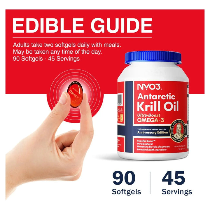 Aceite De Krill Omega 3 1000 Mg 90 Cápsulas Blandas Epa Dha - Imagen 8