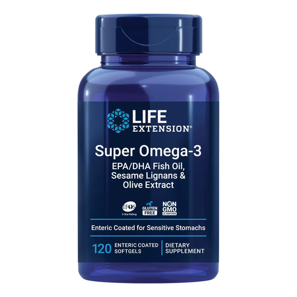 Aceite De Pescado Omega 3 EPA DHA Con Lignanos De Sésamo Y Extracto De Oliva 120 Cápsulas