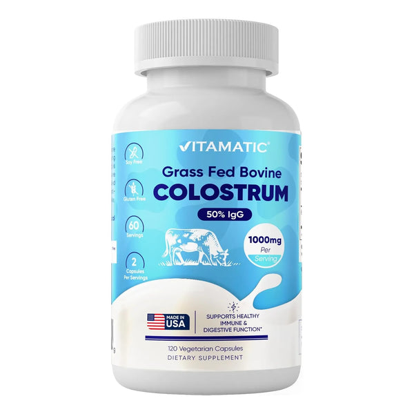 Calostro Bovino 1000 Mg 50% Igg Salud Intestinal Crecimiento - Imagen 1
