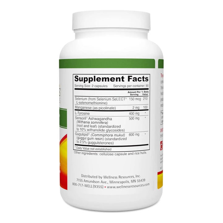 Ayudante Natural Para Tiroides Metabolismo Energía 180 Cápsu - Imagen 8